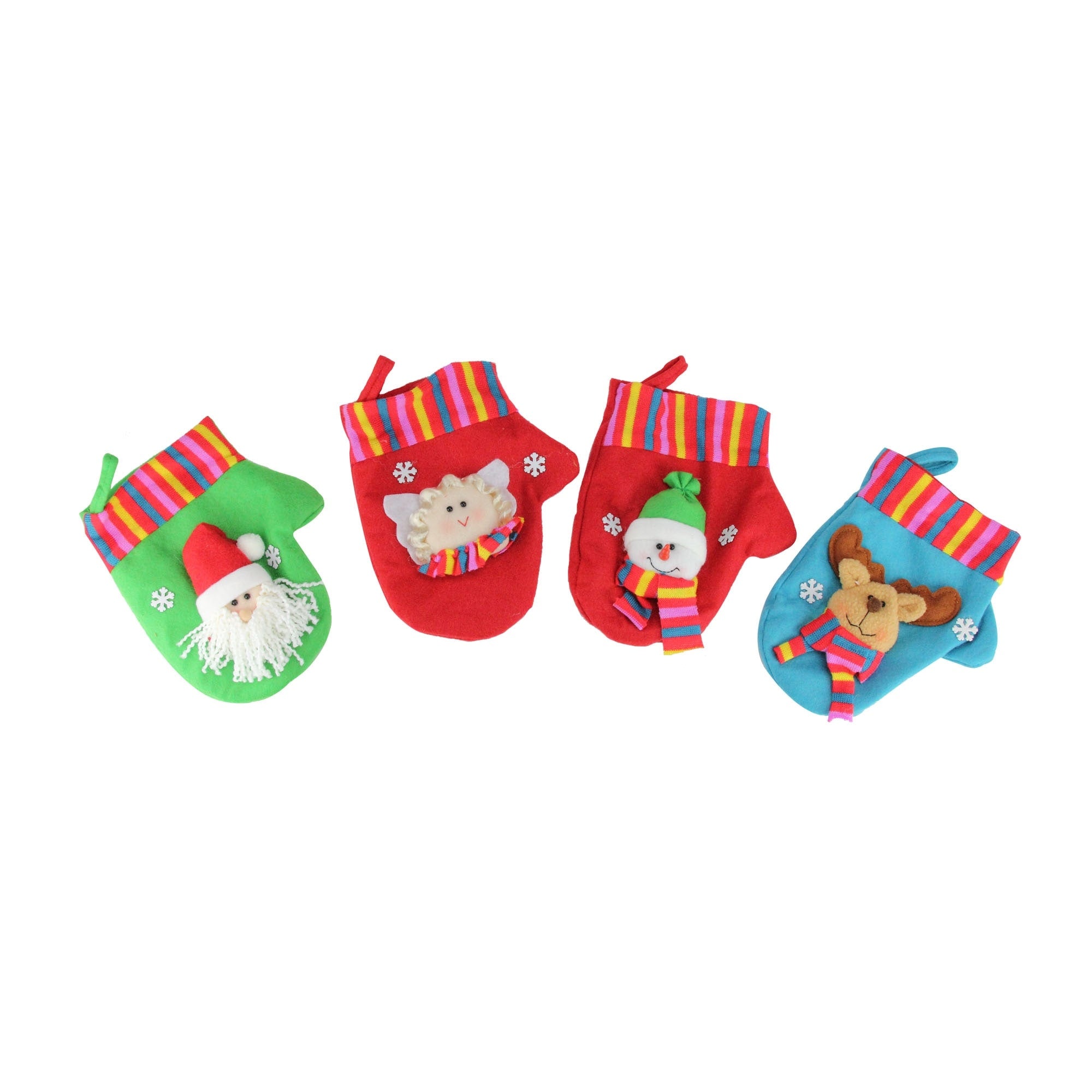 10 Piece Winter Wonderland Christmas Stocking And Novelty Gift Bag Set