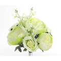 10 Stems Faux English Rose And Rose Bud Bouquet