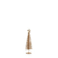 10 Tall Treasure Mountain Christmas Tree Tabletop Decoration Gold Set Of 6