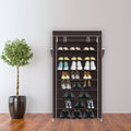 10 Tiers Storage Closet Organizer Shoe Rack W Cover 3 Colors