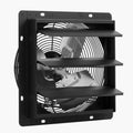 10 Inch Shutter Exhaust Fan Attic Vent Fan With Smart Programming Variable Speed Temperature Control 1000 Cfm Ec Motor Timer