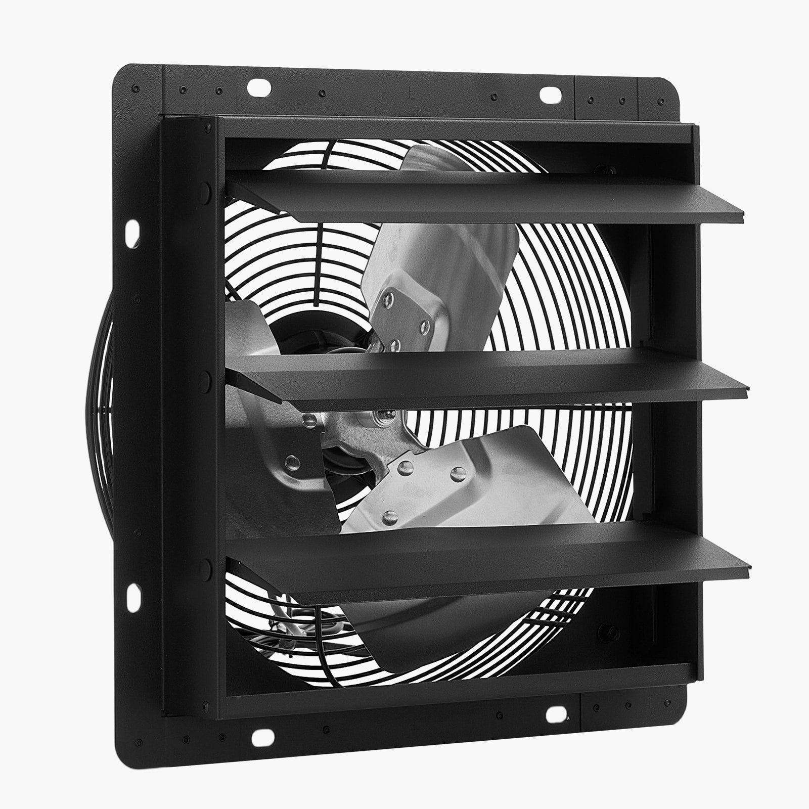 10 Inch Shutter Exhaust Fan Attic Vent Fan With Smart Programming Variable Speed Temperature Control 1000 Cfm Ec Motor Timer