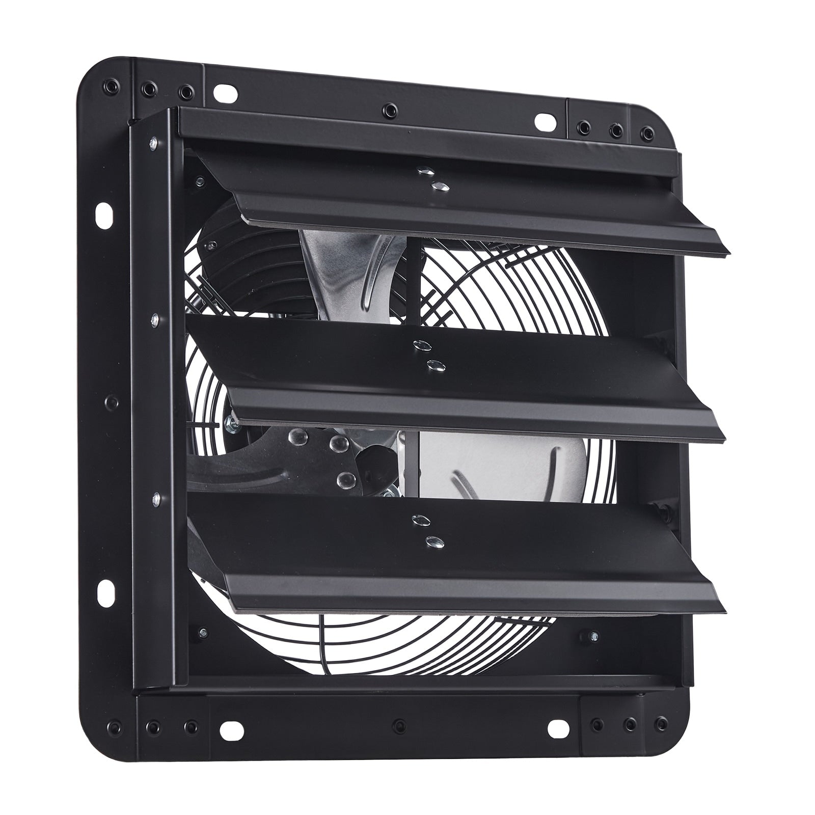 10 Inch Shutter Exhaust Fan Wall Mounted Attic Vent Fan With Variable Speed Controller 900 Cfm Ac Motor Low Noise For Shed