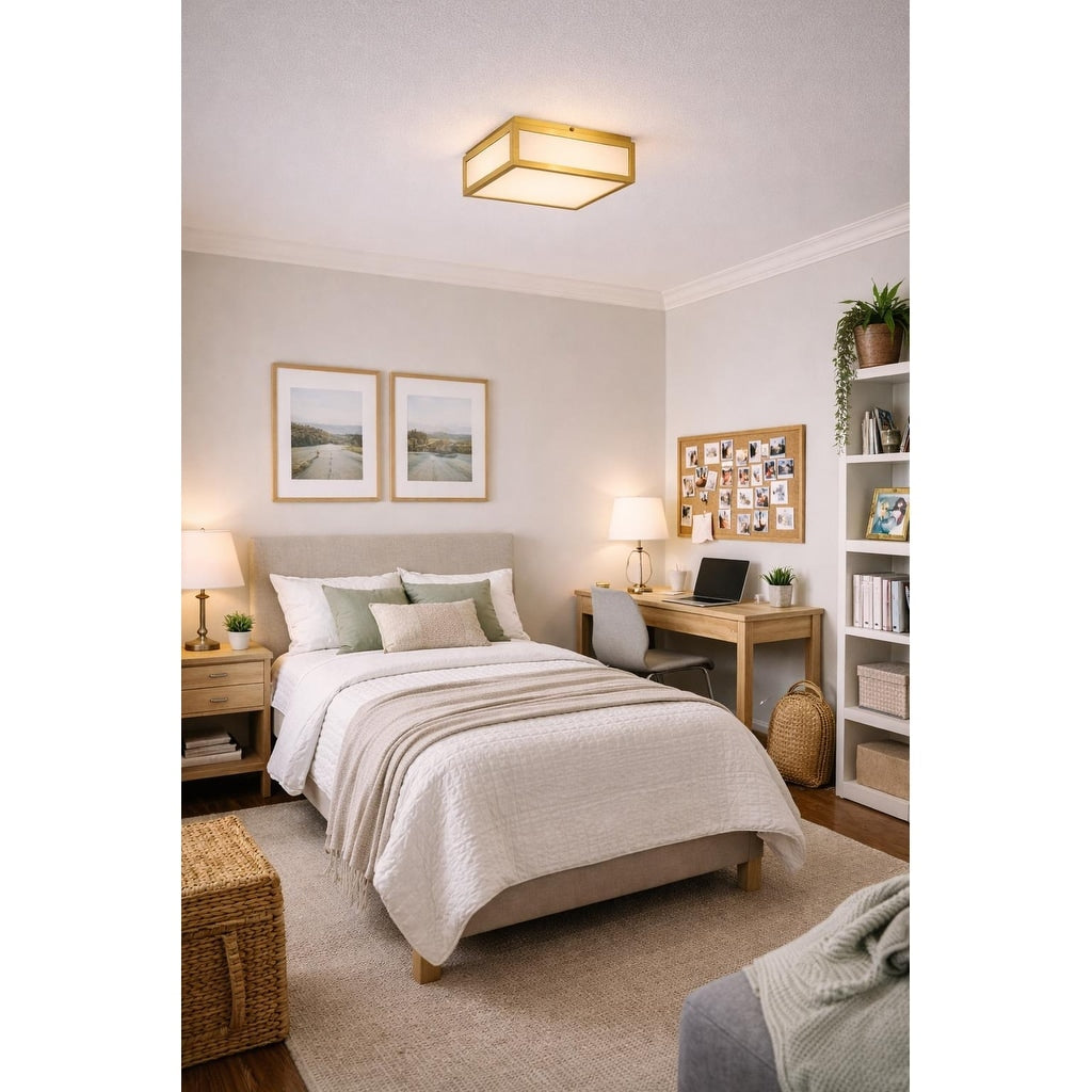 10 Inches Integrated Led Flush Mount Light