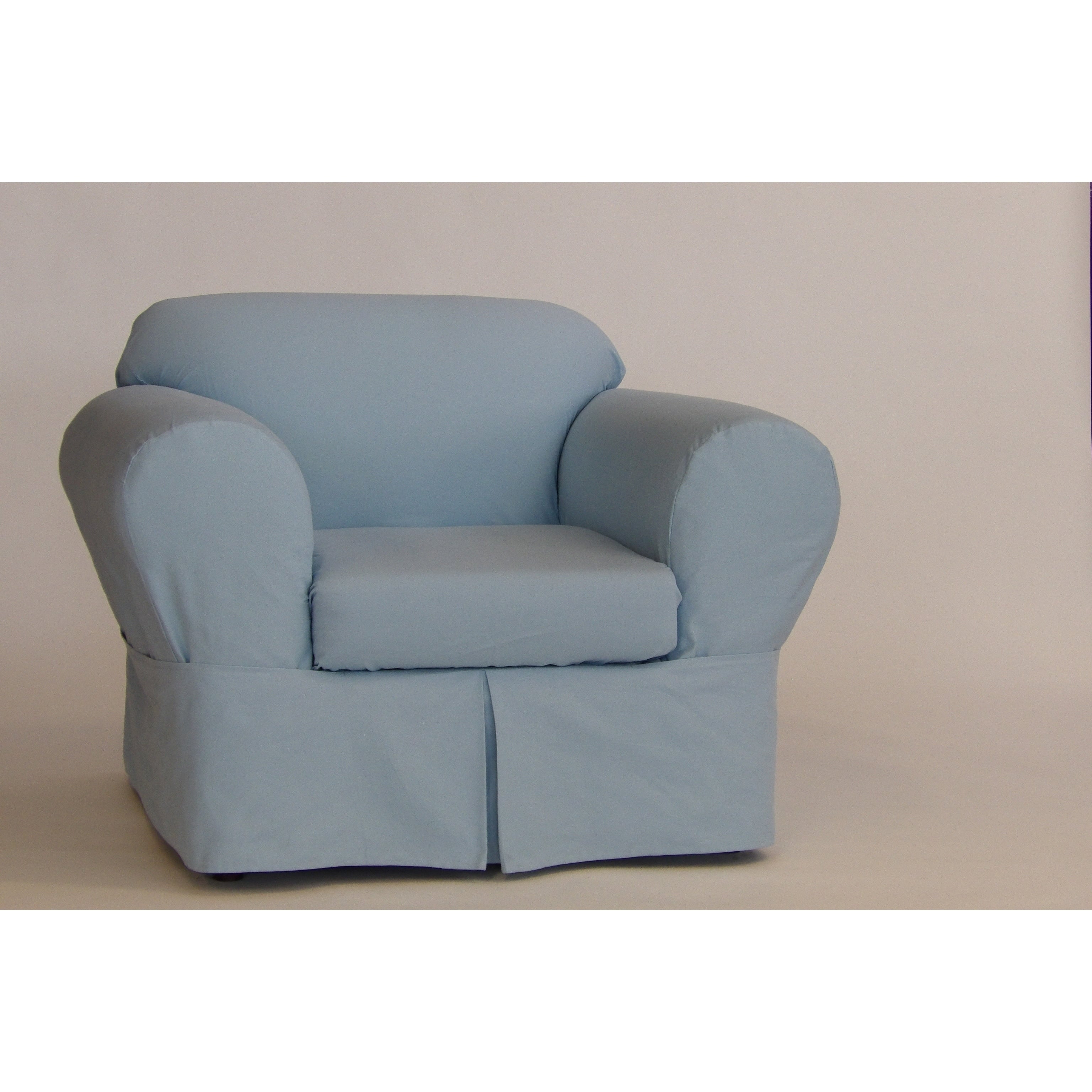 Classic Slipcovers Ten Ounce Cotton Twill Two Piece Chair Slipcover