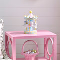 10.5 Resin Carousel With Bunny