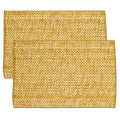 Orange Cotton Two Tone Placemats Set Of 2 4 Or 6