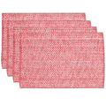 Pink Cotton Two Tone Placemats Set Of 2 4 Or 6