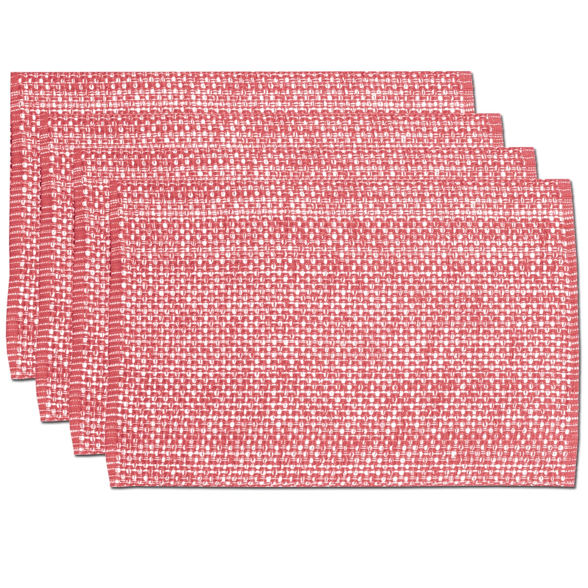 Pink Cotton Two Tone Placemats Set Of 2 4 Or 6