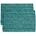 Turquoise Cotton Two Tone Placemats Set Of 2 4 Or 6