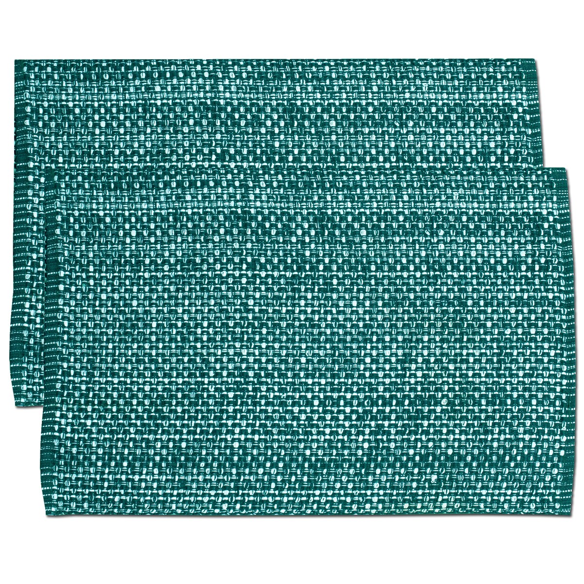 Turquoise Cotton Two Tone Placemats Set Of 2 4 Or 6