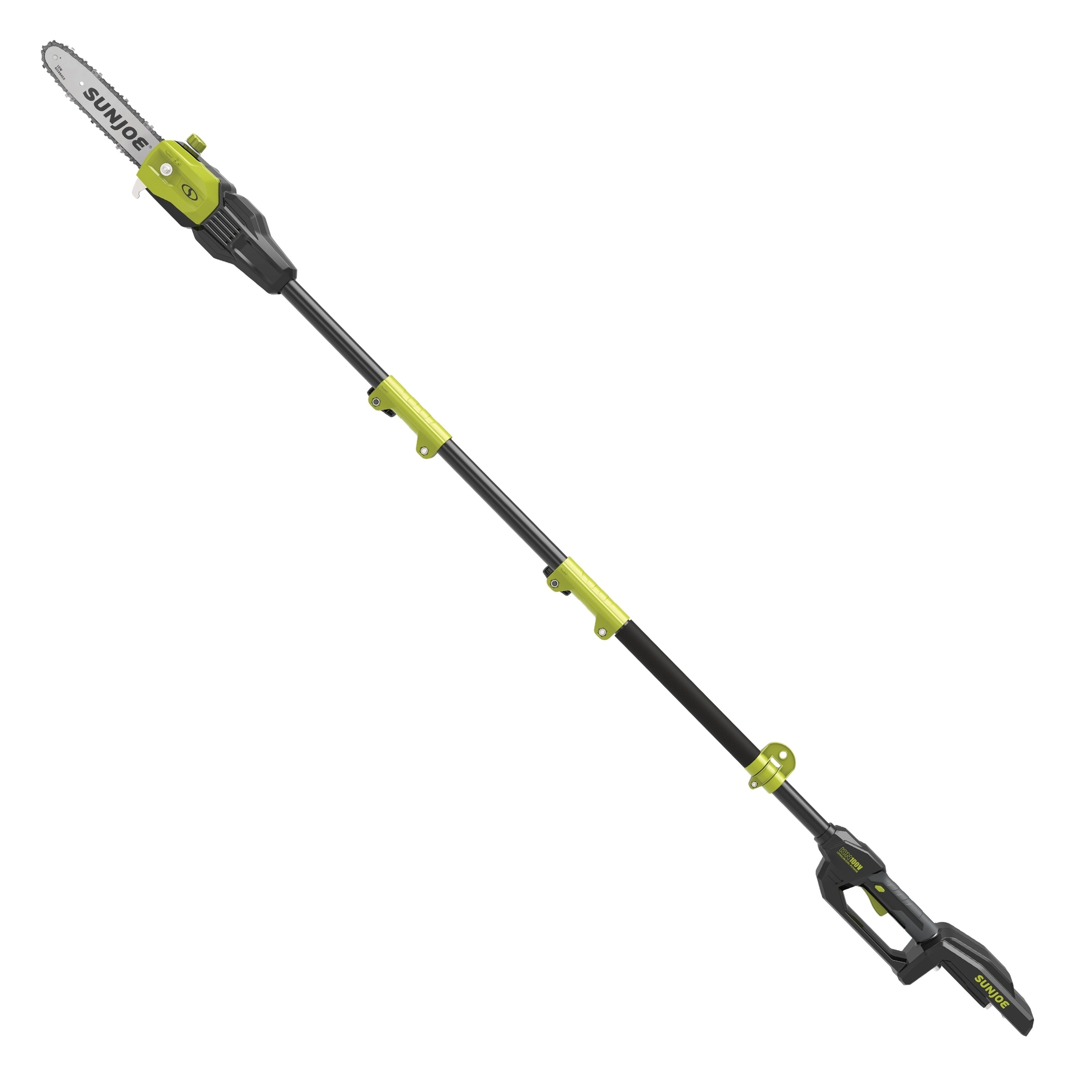 100 Volt Lithium Ion Cordless Tele Pole Chain Saw Green N A
