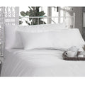 White Egyption Cotton And Microfiber Body Pillowcases Set Of 2