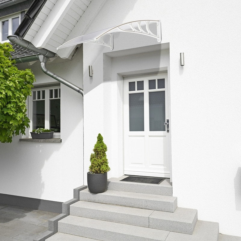 100 X 80Cm Door Window Rain Cover Eaves Door Patio Canopy