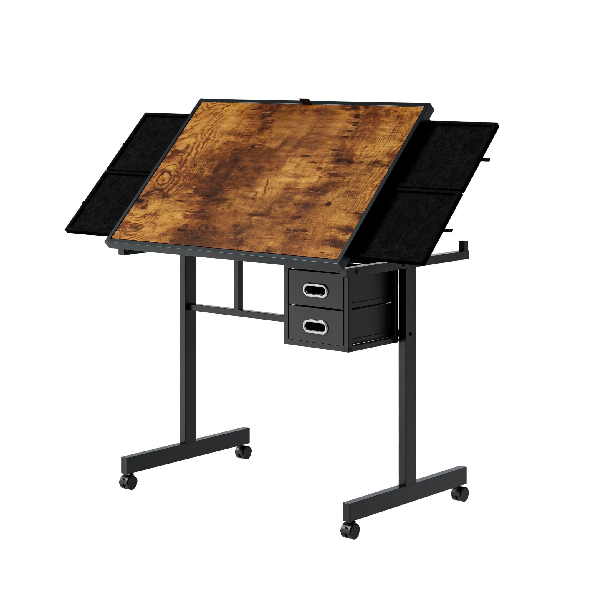 1000 Pieces Jigsaw Puzzle Metal Table Board For Adults Gift With 4 Trays And 2 Drawers