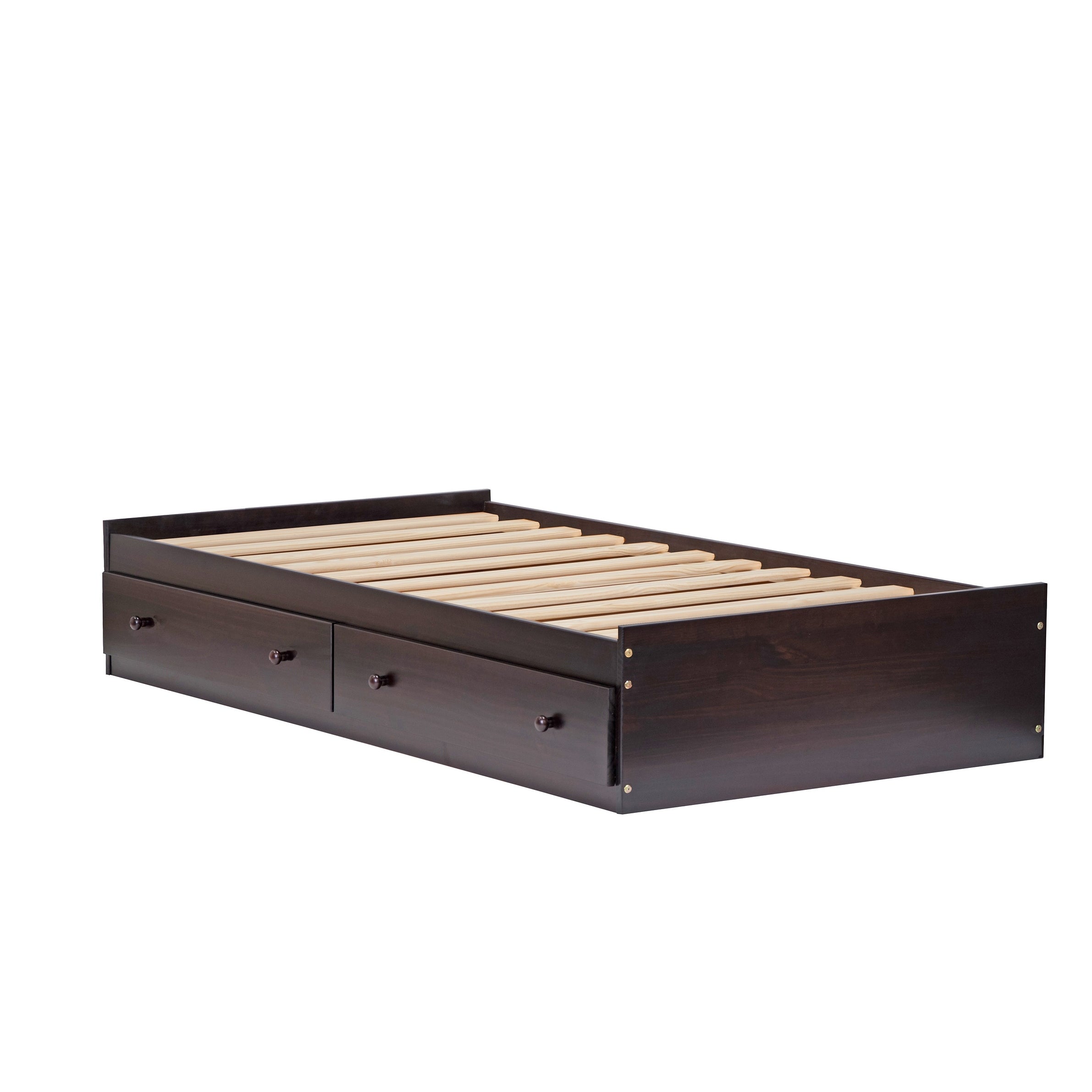 Kansas Solid Wood Mates Storage Bed Twin Size By Palace Imports
