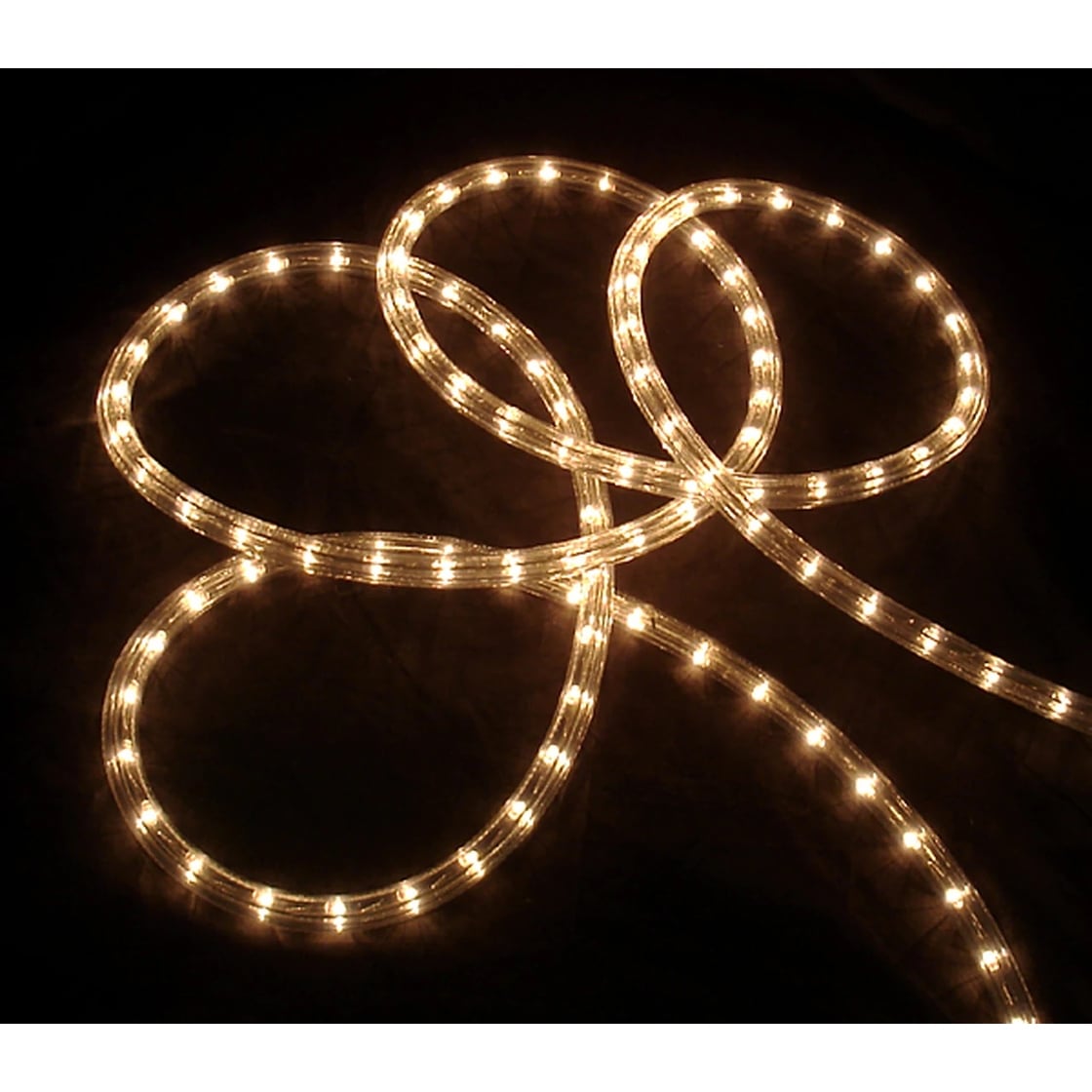 100Ft Clear Incandescent Outdoor Christmas Rope Lights