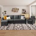 101 Corduroy 3 Piece Living Room Set Including 4 Seater Sofa Storage Ottoman And Chair