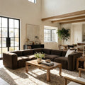 101 X101 Velvet Modular L Shaped Sectional Sofa