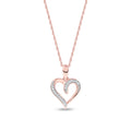 De Couer 10K Rose Gold 1 20Ct Tdw Diamond Necklace Pink