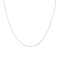 10K Yellow Gold 0.6Mm Shiny Classic Box Chain With Lobster Claw Clasp 20 Inch