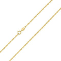 10K Yellow Gold 1.5Mm Singapore Chain With Spring Ring Clasp 16 Inch