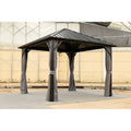 10 10Ft Patic Gazebo Aluminum Gazebo With Steel Canopy