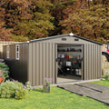 10 12Ft 0.23Mm Steel Plate Storage Sheds Surface Protective Film Two Daylight Windows