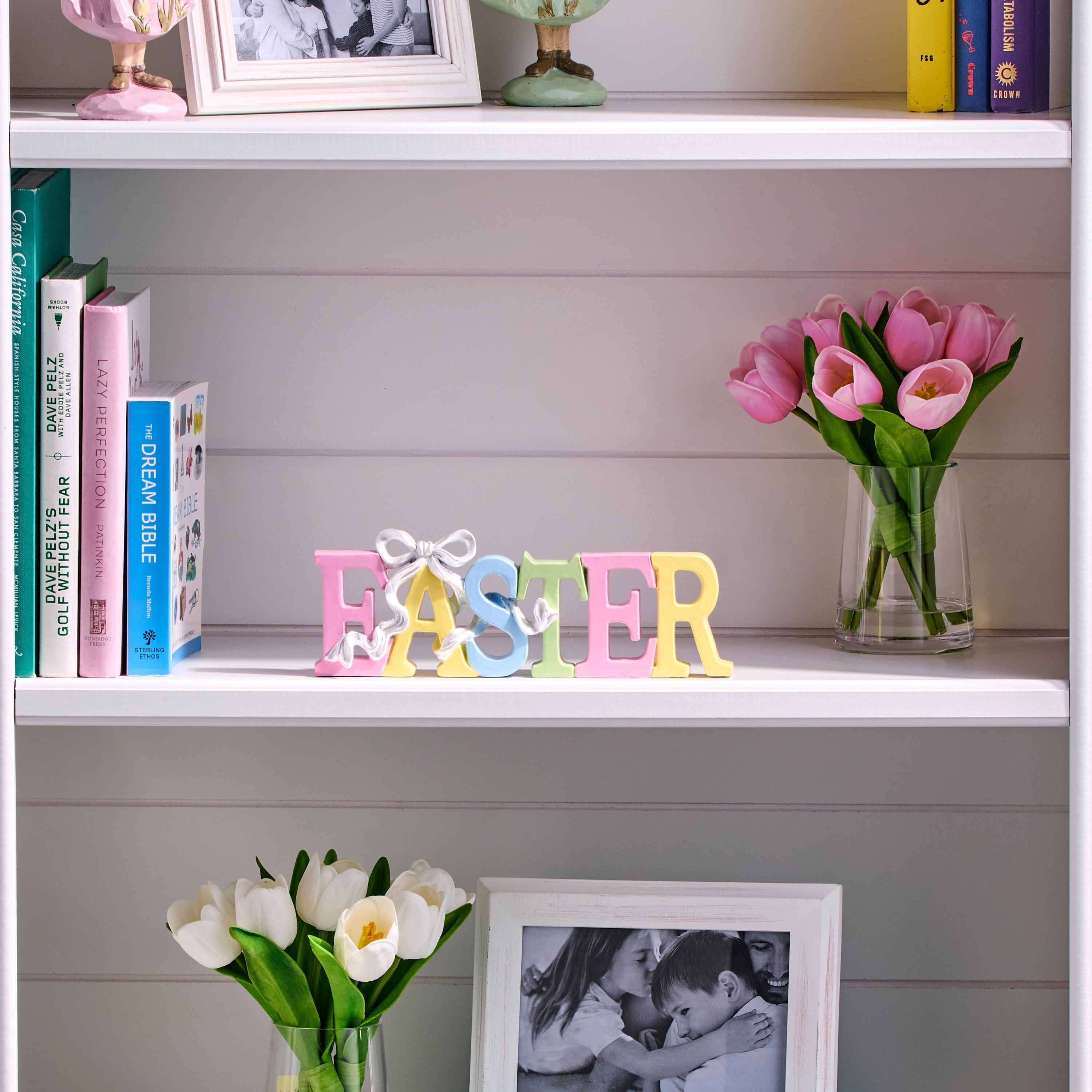 10 L Resin Easter Sign With Bow