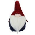 10 Plush Big Nose Gnome In Red Felt Hat And Furry Blue Bottom