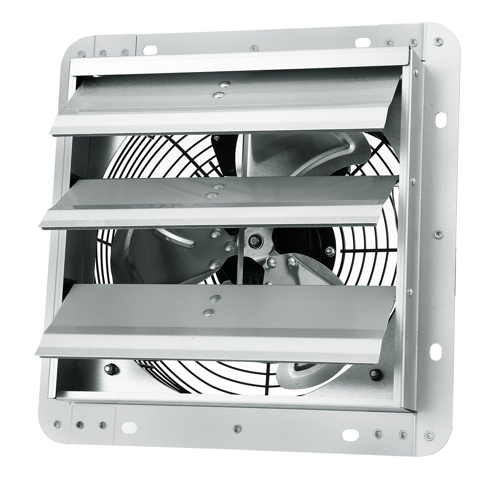 10 Shutter Exhaust Fan High Speed 820 Cfm Aluminum Wall Mount Attic Fan With Ac Motor Ventilation And Cooling