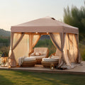 Phivilla 10 X 15 Straight Leg Pop Up Canopy Tent Instant Commercial Canopy For Backyard Party Event Home Garden White
