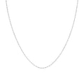 Fremada 10K White Gold 1.2Mm Dainty Paperclip Link Necklace 16 18 20 24 Inch