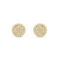 De Couer Igi Certified 1 5Ct Tdw Diamond Halo Earrings Yellow