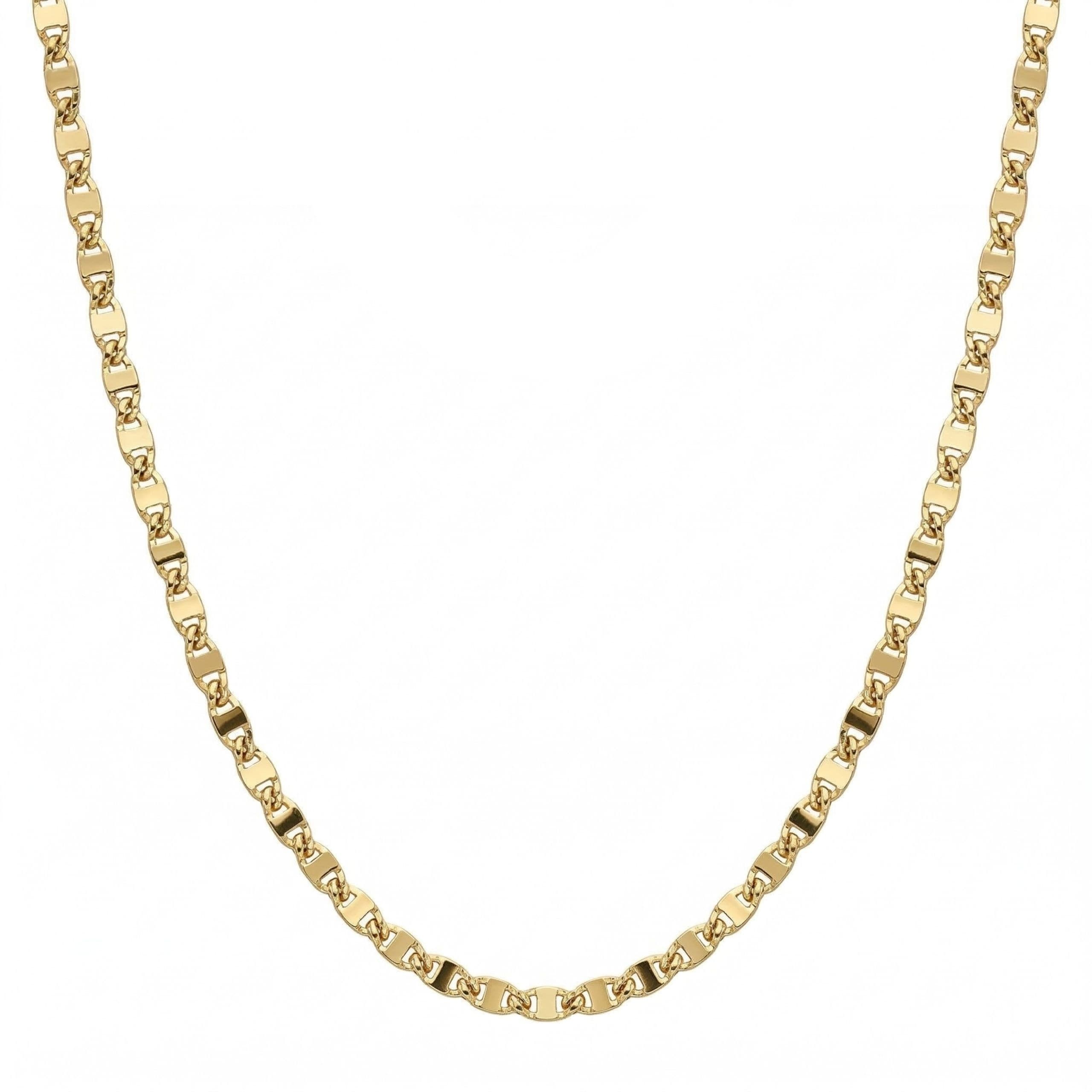 Fremada 10K Yellow Gold 1.32Mm Dainty Sparkle Mirror Chain 16 18 20 Inch