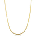 10K Yellow Gold 2.15 Mm Herringbone Necklace 18 20 Inch