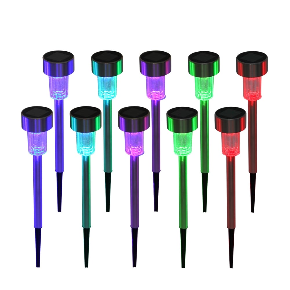 10Pcs 5W High Brightness Solar Power Led Lawn Lamps