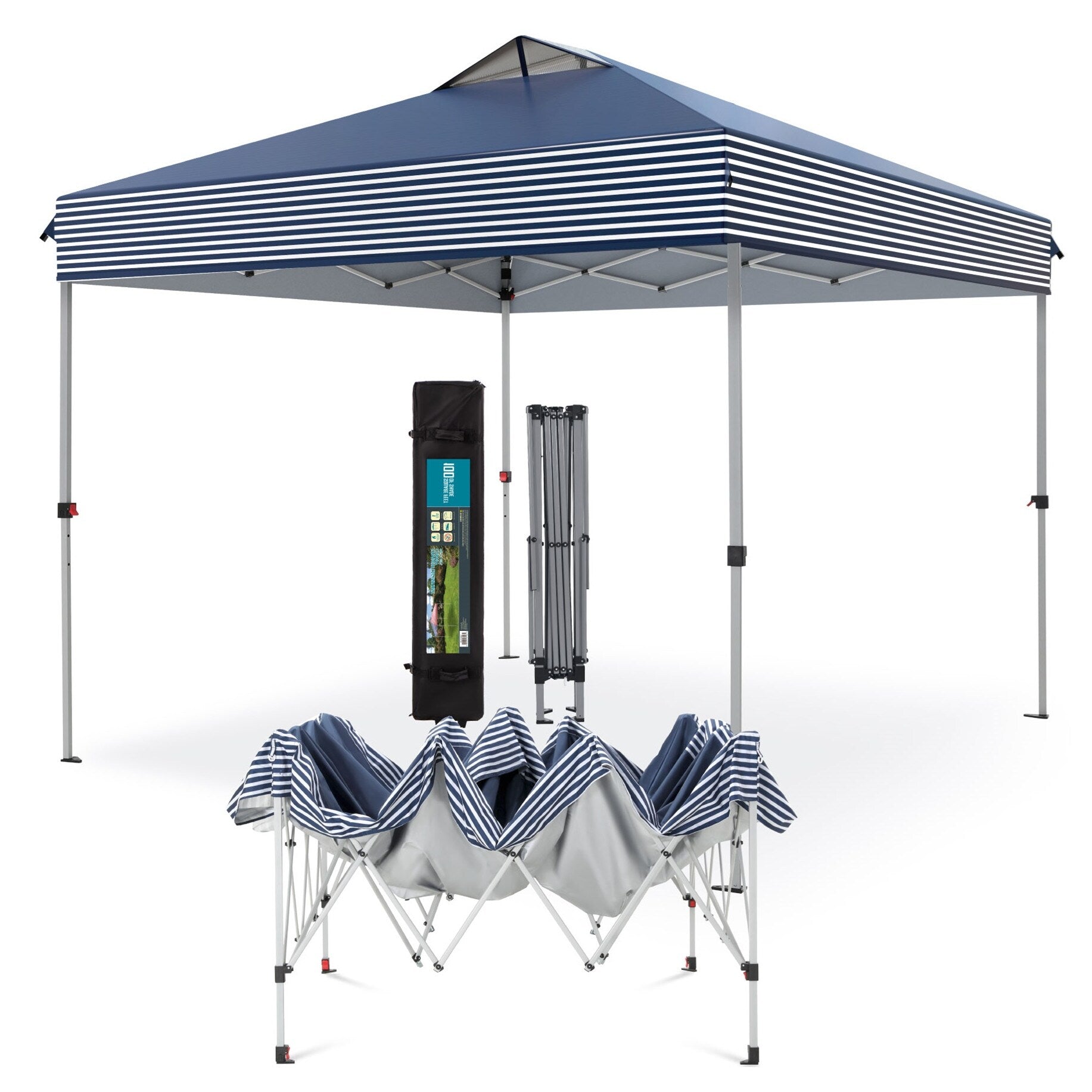 Phi Villa 10 X 10Ft Pop Up Canopy Event Tent Party Tent 100 Sq. Ft Of Shade