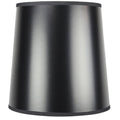 10X12X12 Black Parchment Gold Lined Drum Lampshade