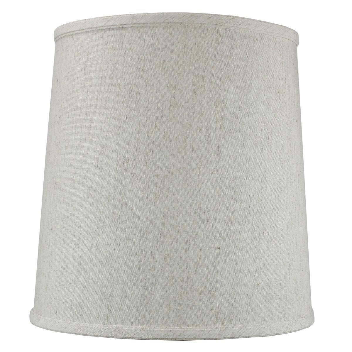 10X12X12 Slip Uno Fitter Textured Oatmeal Drum Shade