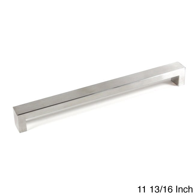 Contemporary Stainless Steel Bold Design Cabinet Bar Pull Handle Set Of 15