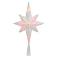 11 Frosted Bethlehem Star With Gold Scrolling Christmas Tree Topper Multi Lights N A
