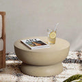 11.4 Concrete Round Low Profile End Table