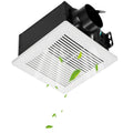 110 Cfm Bathroom Exhaust Fan 1.5 Sones Low Noise Premium Motor Ceiling Fan Standard 4 Inch Duct Interface For Laundry Room