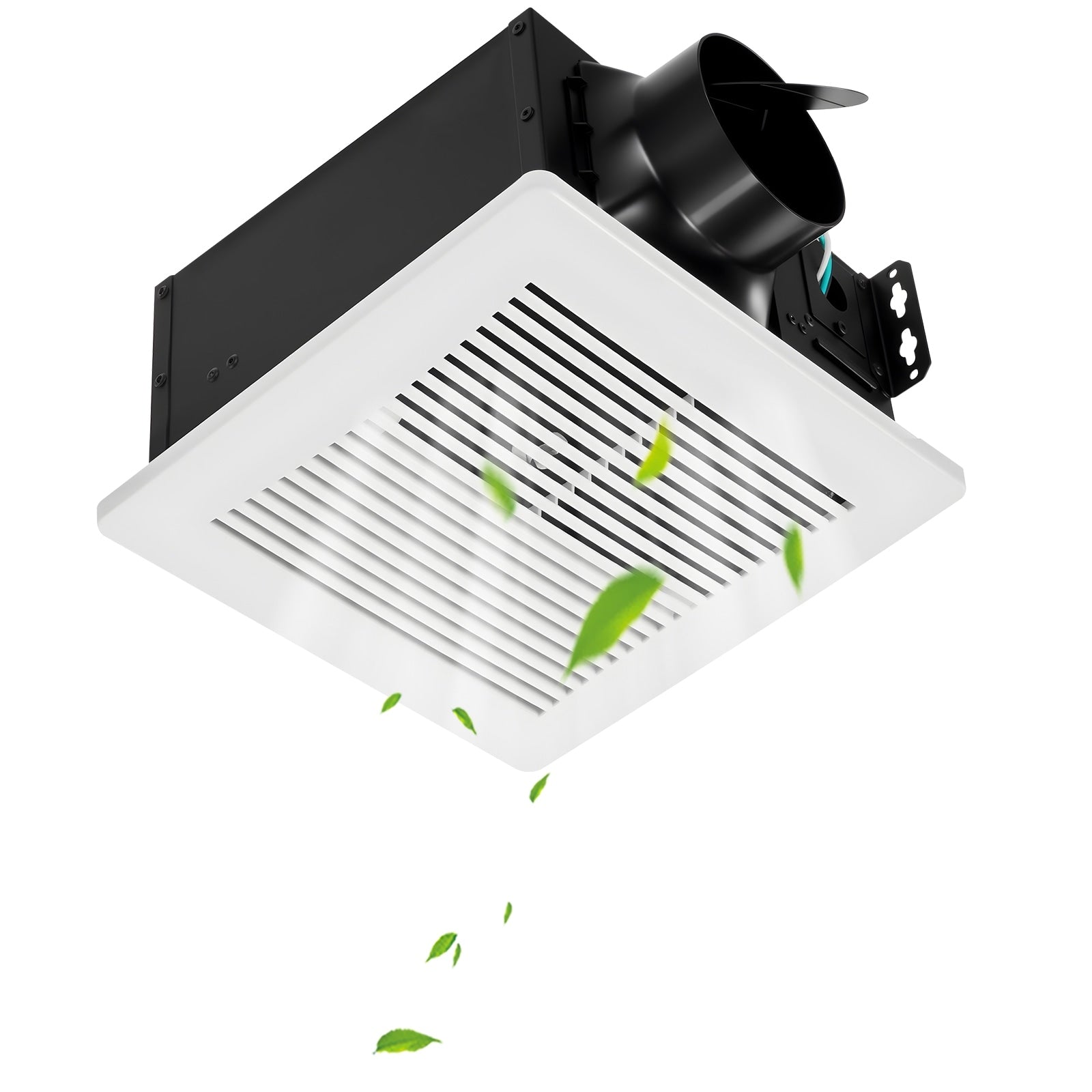 110 Cfm Bathroom Exhaust Fan 1.5 Sones Low Noise Premium Motor Ceiling Fan Standard 4 Inch Duct Interface For Laundry Room
