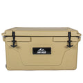 110 Quart Khaki Cooler Rotomolded Insulated Ice Chest Heavy Duty Hard Shell Cooler With 6 10 Day Ice Retention For Camping