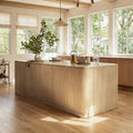 110 Large Kitchen Island With Storage Cabinets Modern Wood Kitchen Island Table Extra Wide Kitchen Cart Dining Island