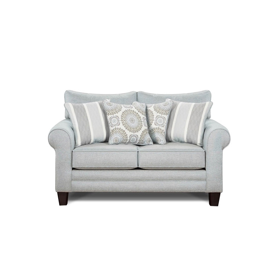 Grande Mist Grey Loveseat
