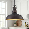 11 16 Industrial Farmhouse Metal Dome Pendant Light