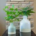 11 H Two Tone Speckle Ceramic White